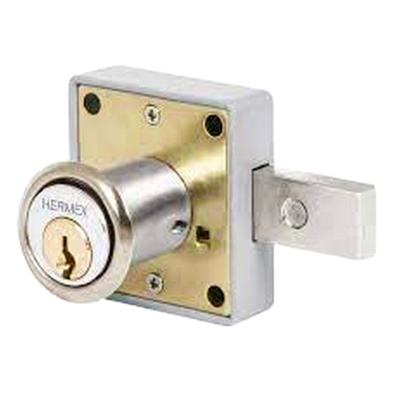 CERRADURA P. MUEBLE MODELO 24 CROMO/ HERMEX 43557