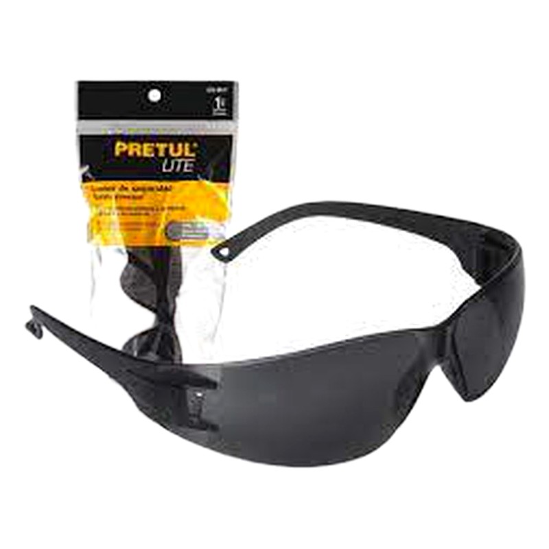 LENTES DE SEGURIDAD GRIS/ PRETUL 20402