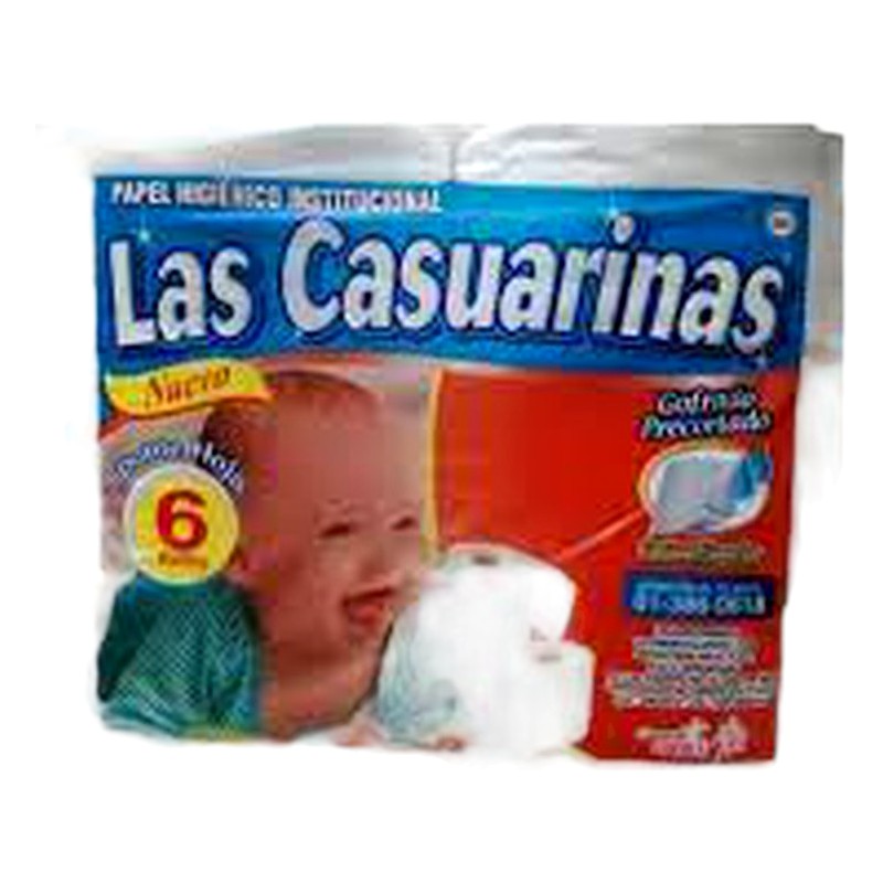 PAPEL HIGIENICO JUMBO PAQ.06UND/ CASUARINAS