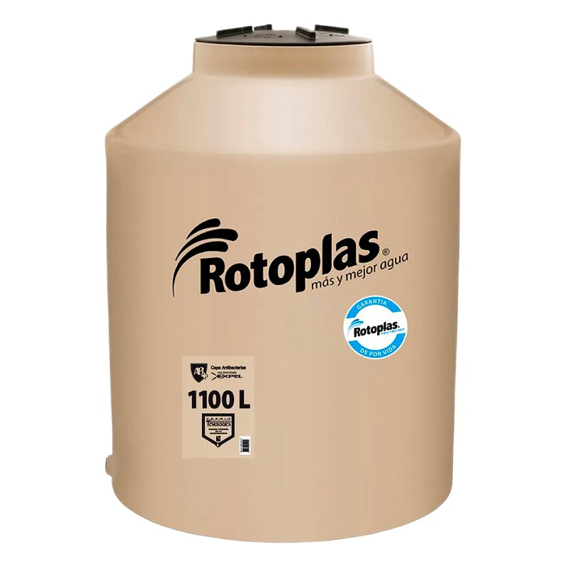 SISTEMA MEJOR AGUA ARENA (TANQUE) 1100LTS TRICAPA/ ROTOPLAS