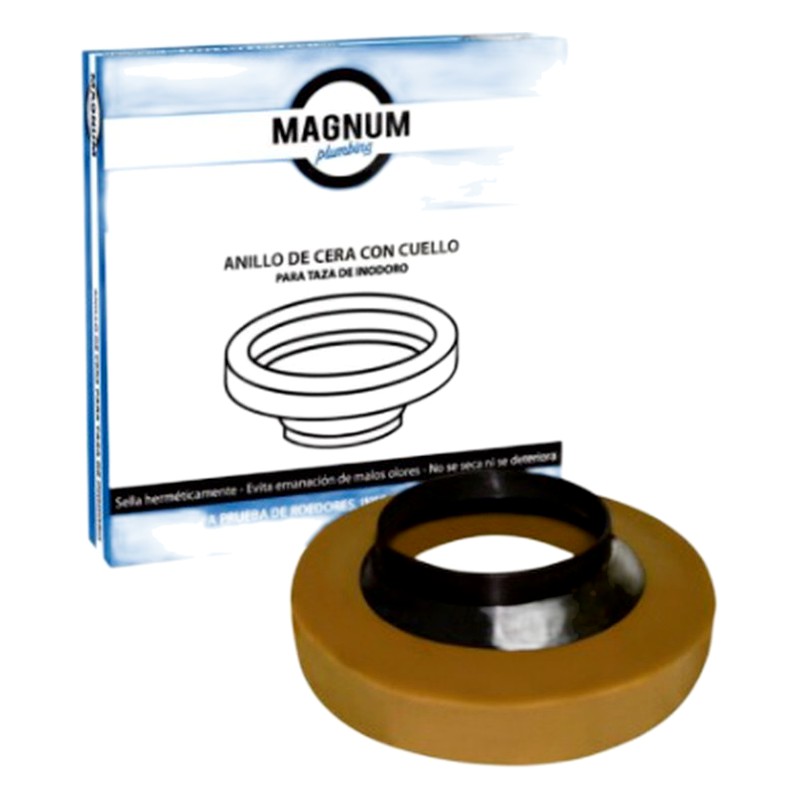 ANILLO DE CERA CON GUIA PARA INODORO/ MAGNUM