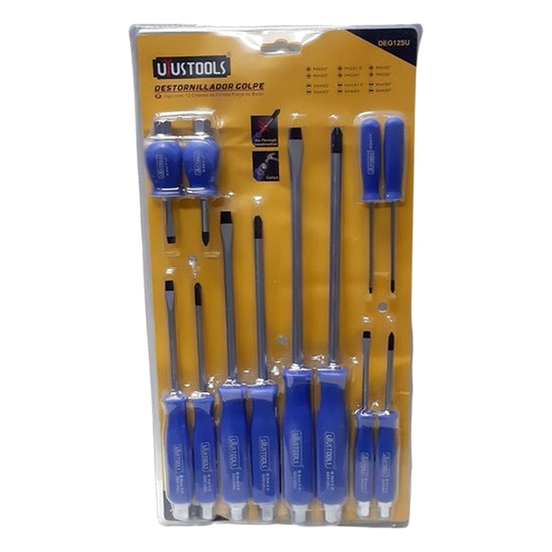 DESTORNILLADOR GOLPE 12PCS/ UYUS DEG12SU