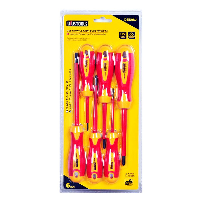 DESTORNILLADOR ELECTRICISTA 6PCS/ UYUSTOOLS DES06J