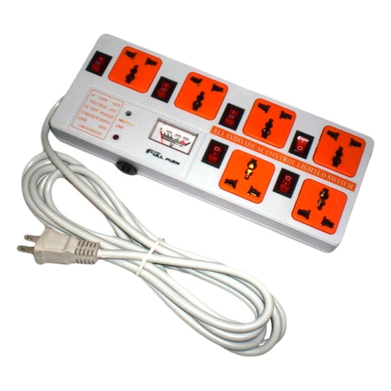 SUPRESOR ALARGADOR MULTIUSO 6 SALIDAS INDIV/ UYUSTOOLS AGM206-L