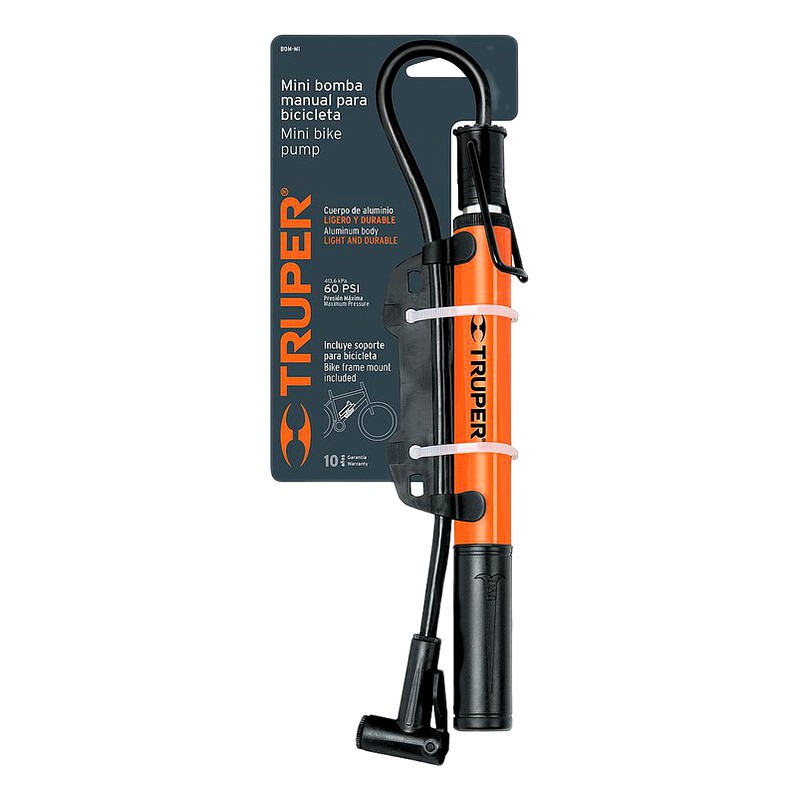 MINI INFLADOR MANUAL 60PSI/ TRUPER 13790