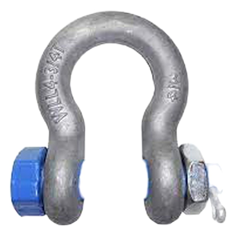GRILLETE DE ACERO FORJADO ANCLA TUERCA PASADOR G-2130 3/4" 4.75T SLR