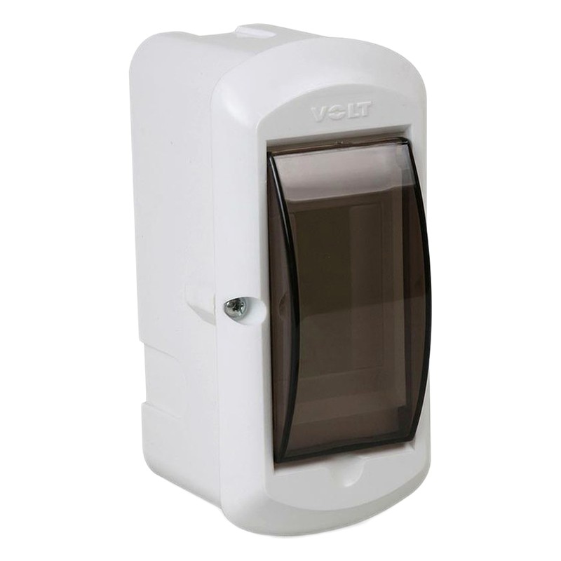 TABLERO DISTRIBUCION 2 POLOS EMPOTRADO PVC