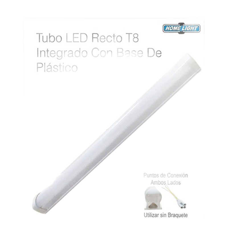 TUBO LED 18W-120CM RECTO T8 INTEG. L/DIA C/BASE/ HOME LIGHT 046309
