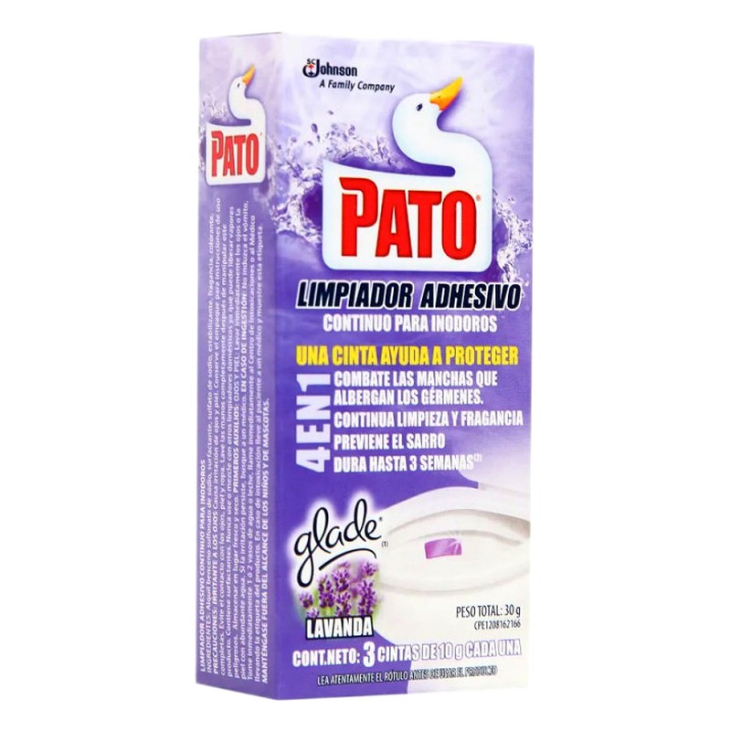 LIMPIADOR ADHESIVO PARA INODOROS 30G LAVANDA/ PATO