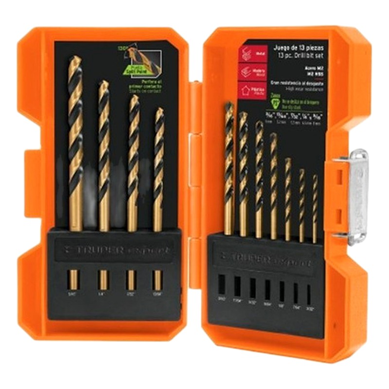 JUEGO BROCAS ALTA VELOCIDAD 13PZAS/ TRUPER 11402