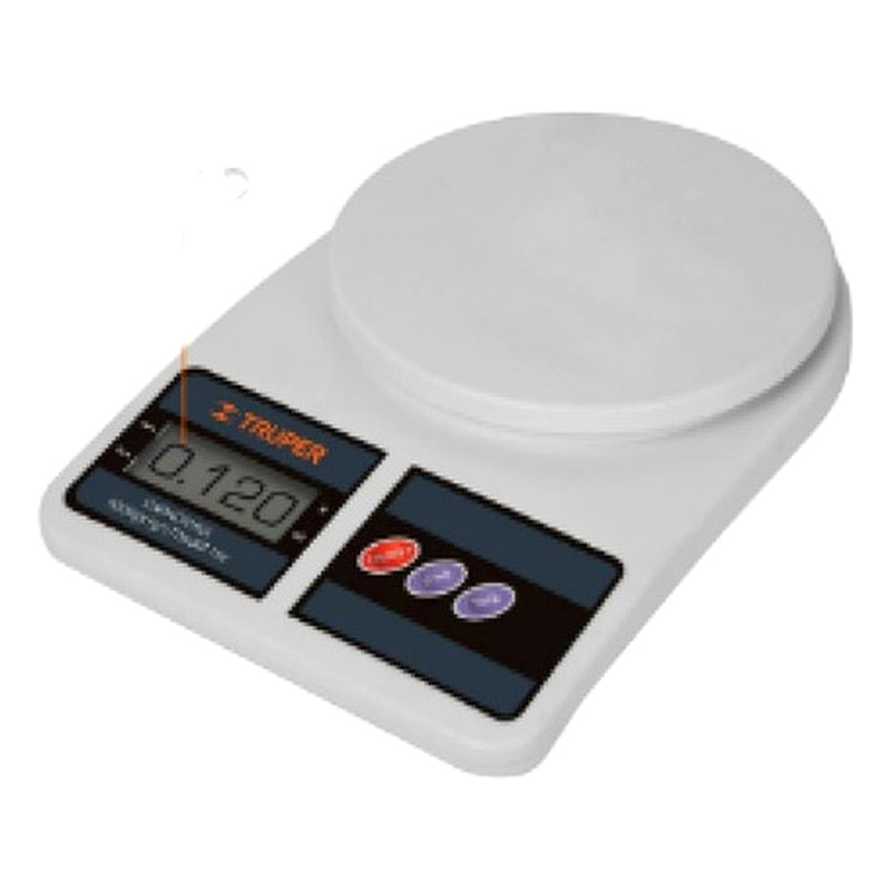 BALANZA DIGITAL PARA COCINA CAPACIDAD 5KG/ TRUPER 15161