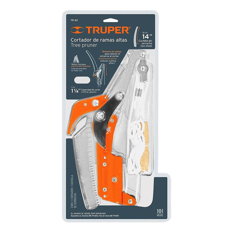 CORTADOR DE RAMAS ALTAS 14" SIN MANGO/ TRUPER 18401