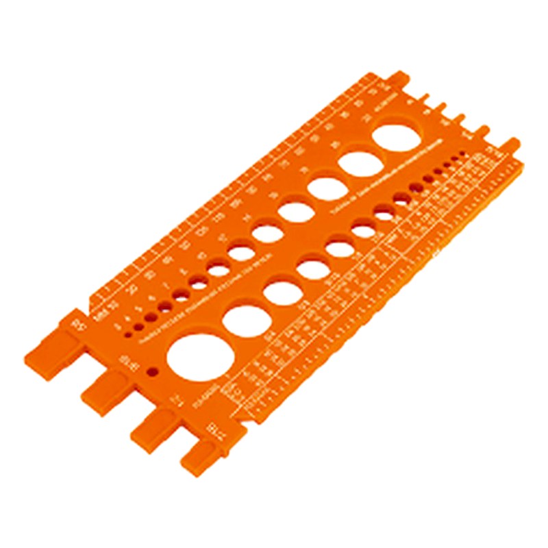 REGLA REGLETA CALIBRADORA TUERCAS Y TORNILLOS 22CM/ TRUPER 10811