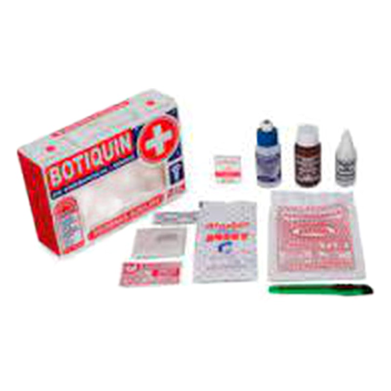 BOTIQUIN PVC BLANCO PRIMEROS AUXILIOS C/MEDICINA/ WASHINGTON