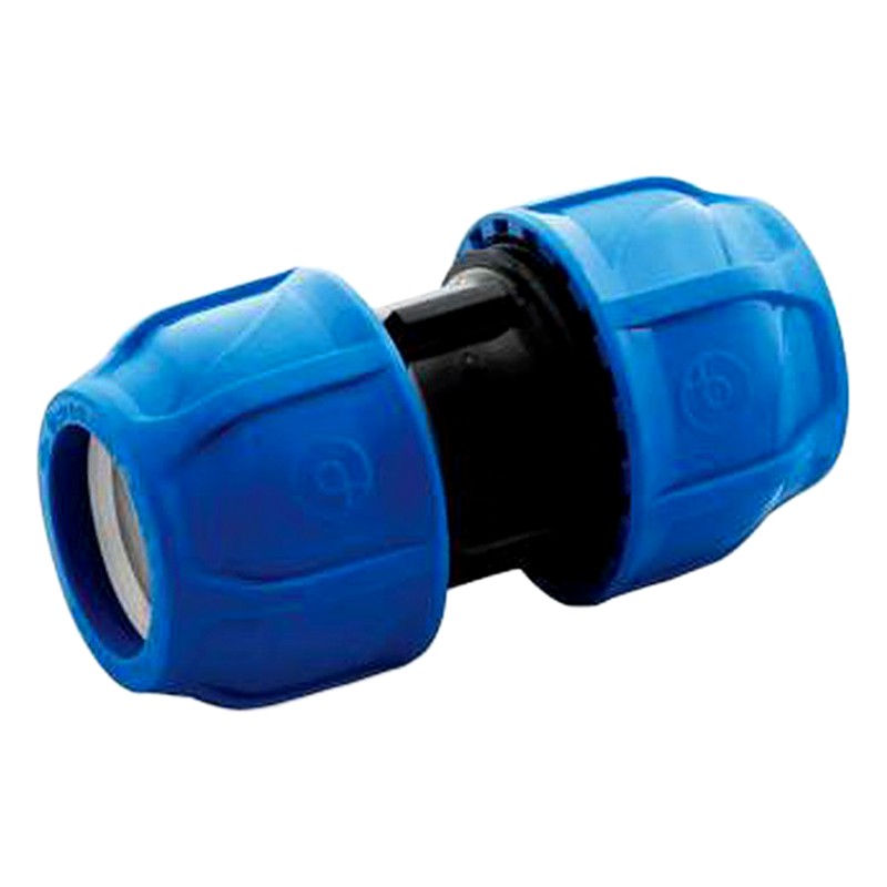 UNION ENLACE RECTO 90MM (3") PVC PN16 HDPE/ POELSAN