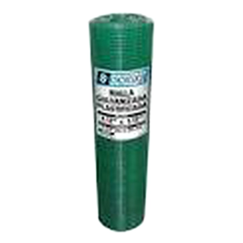 MALLA CUADRADA PLAST. GALVANIZADA 3/8 X 3/8 X 30 MTS / SCHUBERT